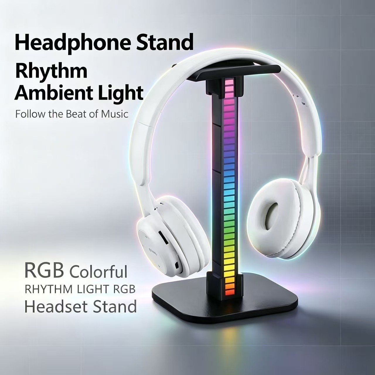 Photography Lighting Game - USB Oyun Kulaklığı Standı RGB Ritm