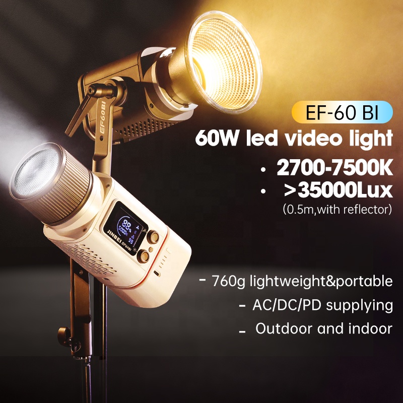 JINBEI EF-60BI 60w Fotoğrafçıl - Photography Lighting Handheld incelemesi ve fiyatı