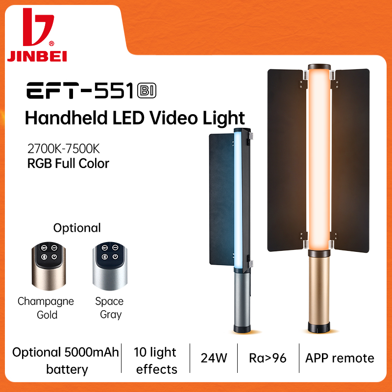 JINBEI EFT551 2700k-7500k İki  - Photography Lighting Handheld incelemesi ve fiyatı